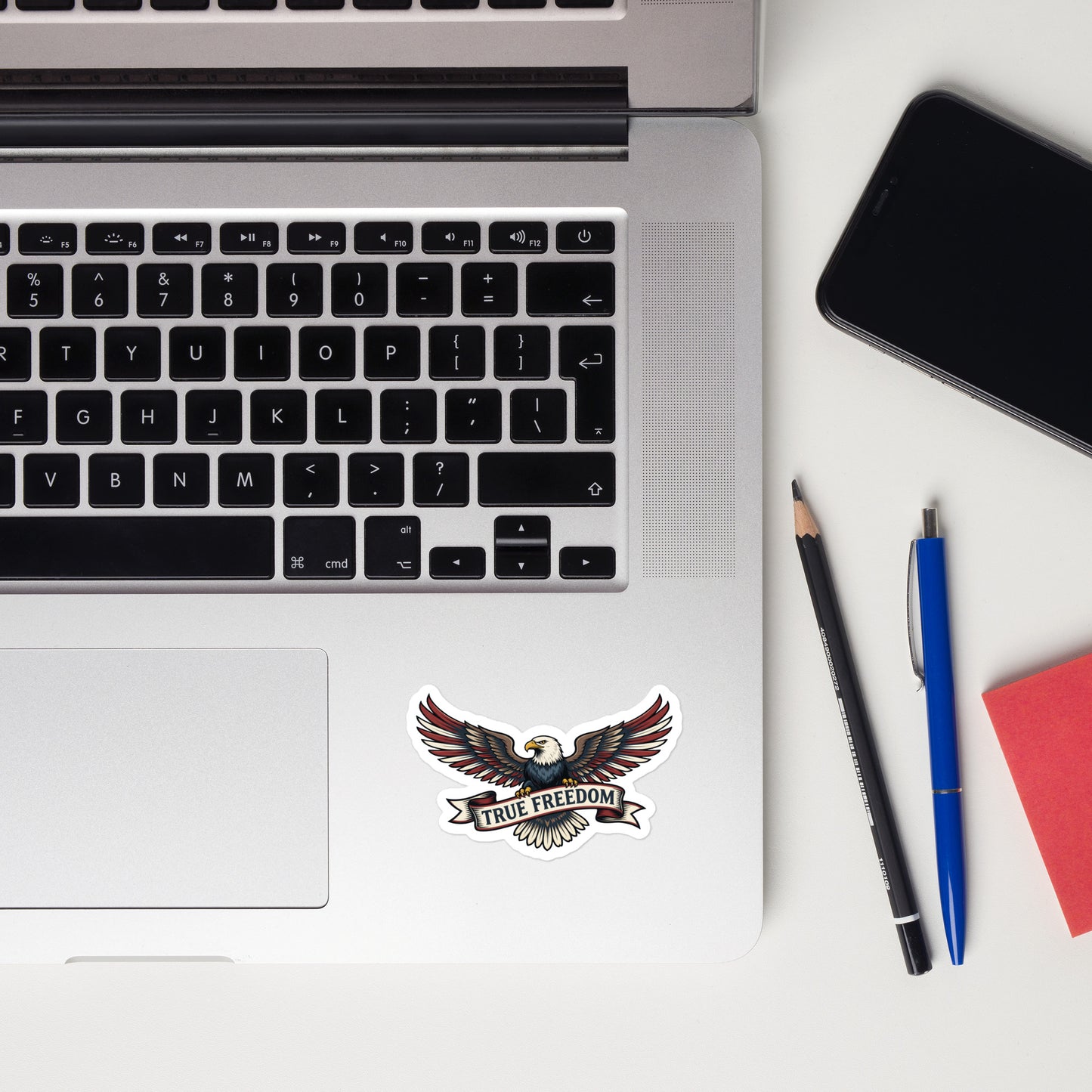 True Freedom Eagle Bubble-free stickers