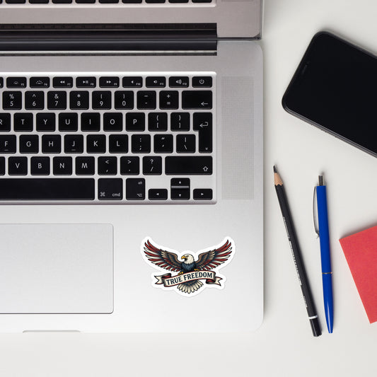True Freedom Eagle Bubble-free stickers