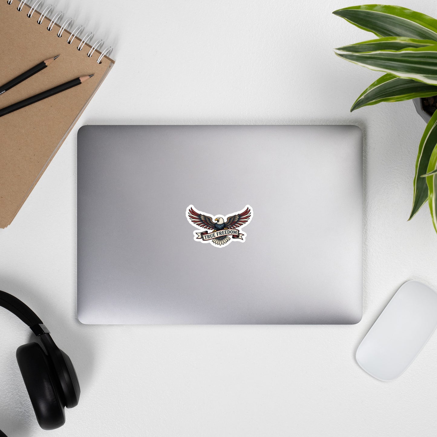 True Freedom Eagle Bubble-free stickers