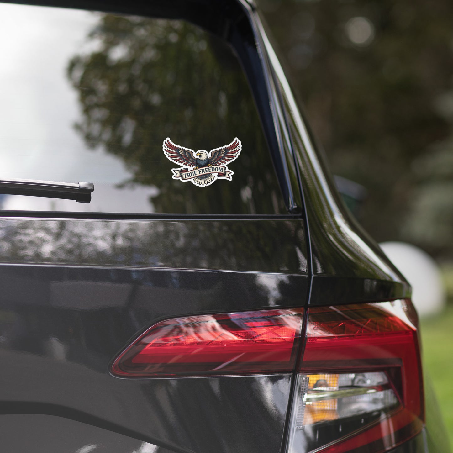 True Freedom Eagle Bubble-free stickers
